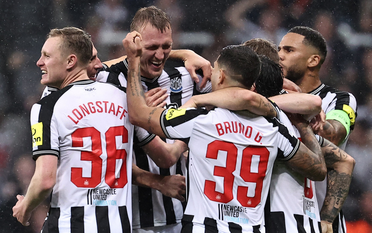 Newcastle venceu o PSG na Liga dos Campeões