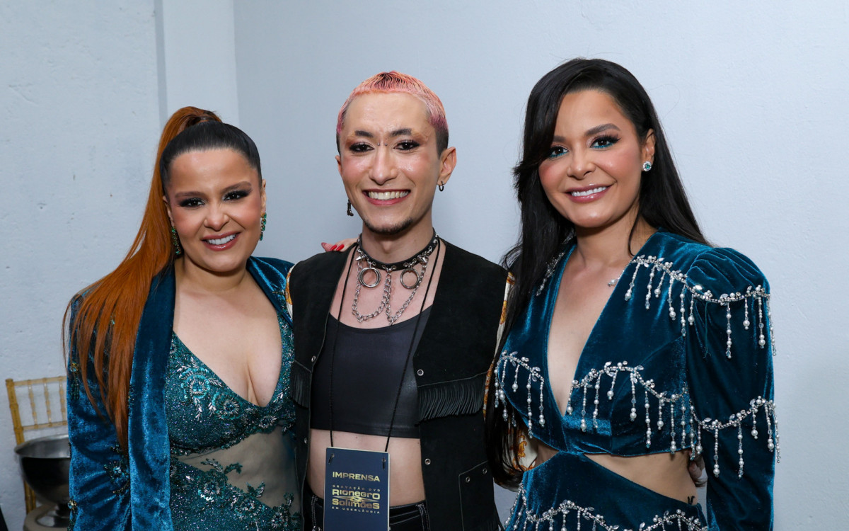 Maiara, Gabeu, filho de Solimões, e Maraisa