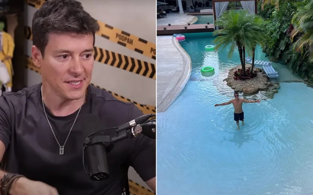 Rodrigo Faro se recusa a pagar R$ 400 para profissional limpar sua piscina - Reprodução Internet