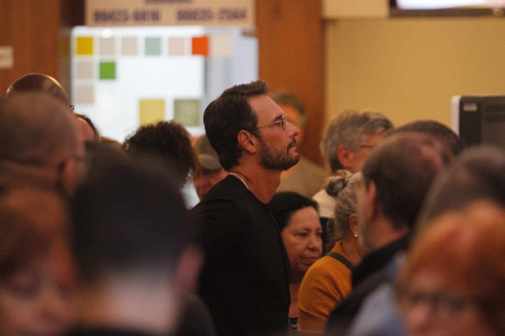 Rodrigo Santoro confere estreia de peça no Rio - Adão / Agnews