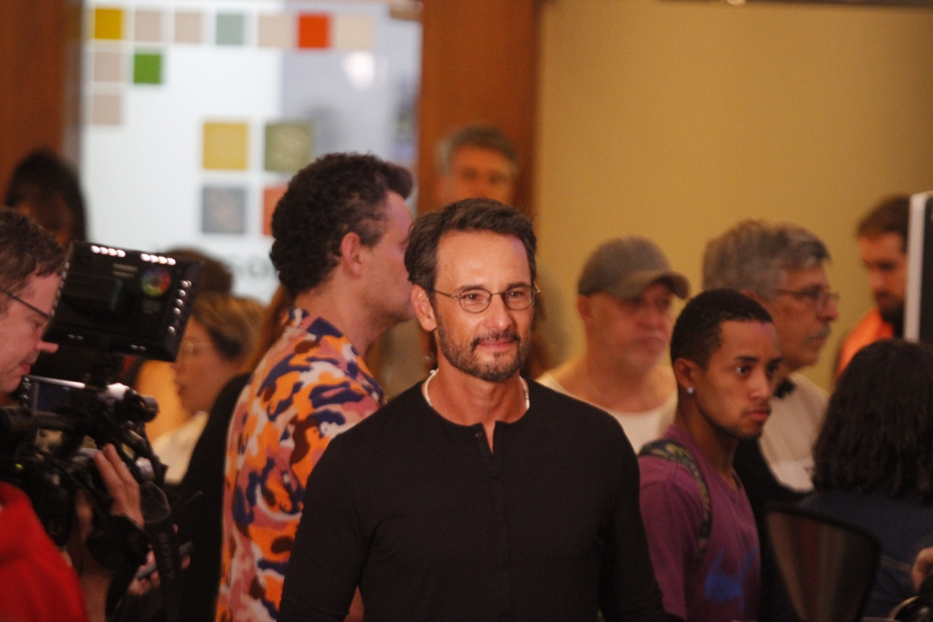 Rodrigo Santoro confere estreia de peça no Rio - Adão / Agnews