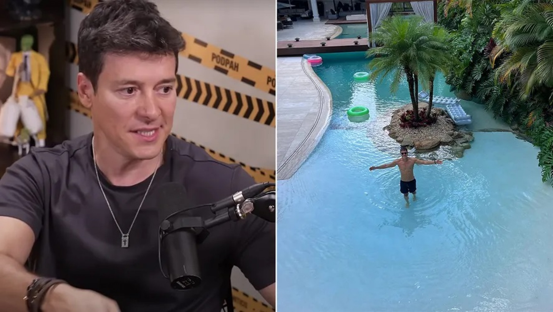 Rodrigo Faro se recusa a pagar R$ 400 para profissional limpar sua piscina - Reprodução Internet