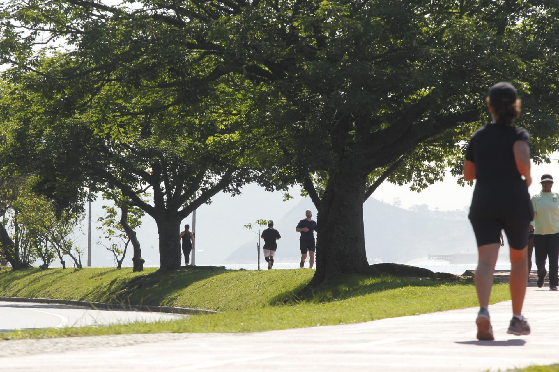 Quarta-feira de sol no Aterro do Flamengo, na Zona Sul do Rio - Reginaldo Pimenta/Agência O Dia