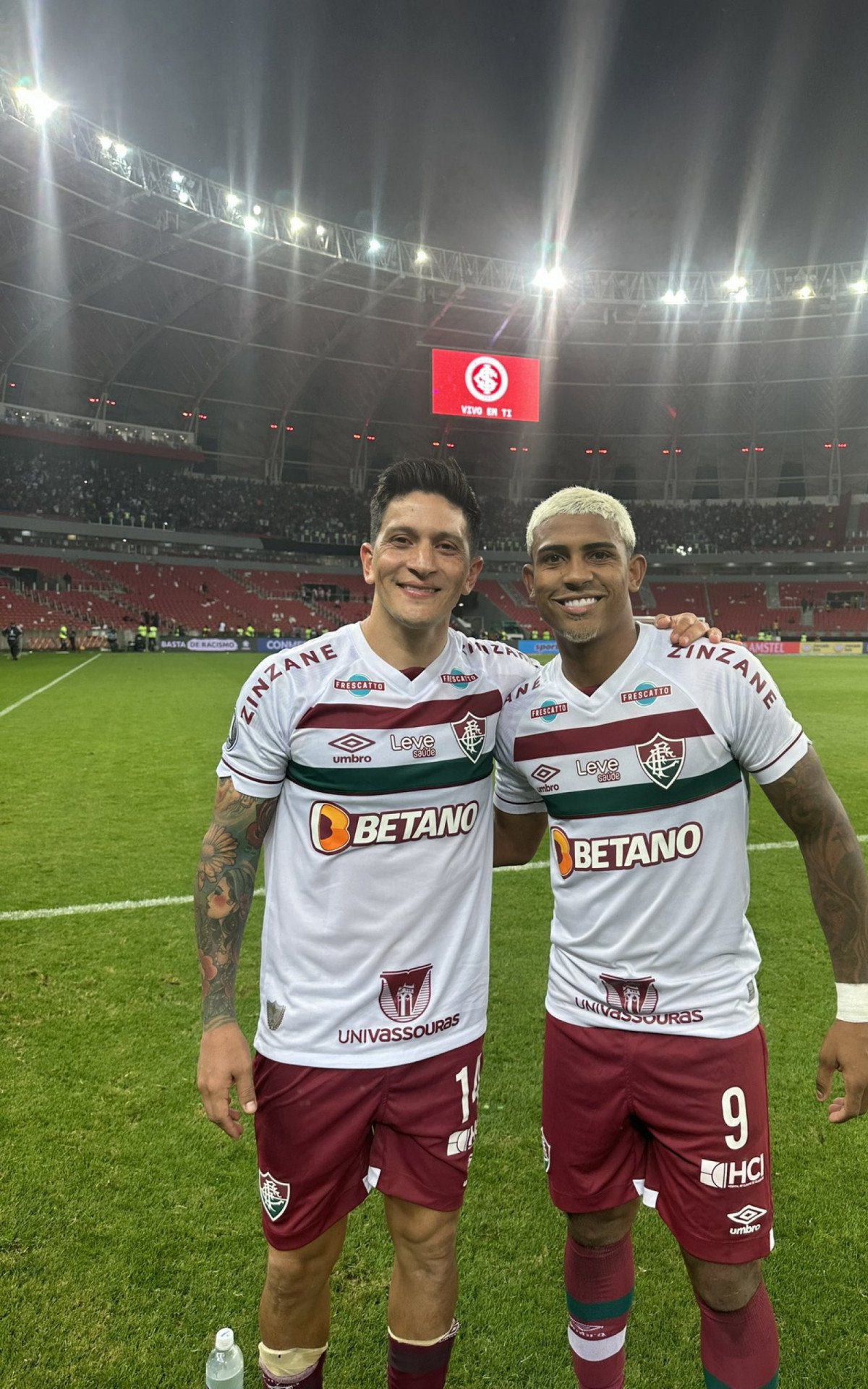 Cano e John Kennedy, atacantes do Fluminens - Divulgação / Fluminense
