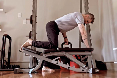 Lucas Lima volta a treinar na casa em que morava com Sandy