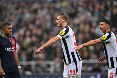 Newcastle provoca Mbappé após goleada sobre o PSG pela Liga dos Campeões