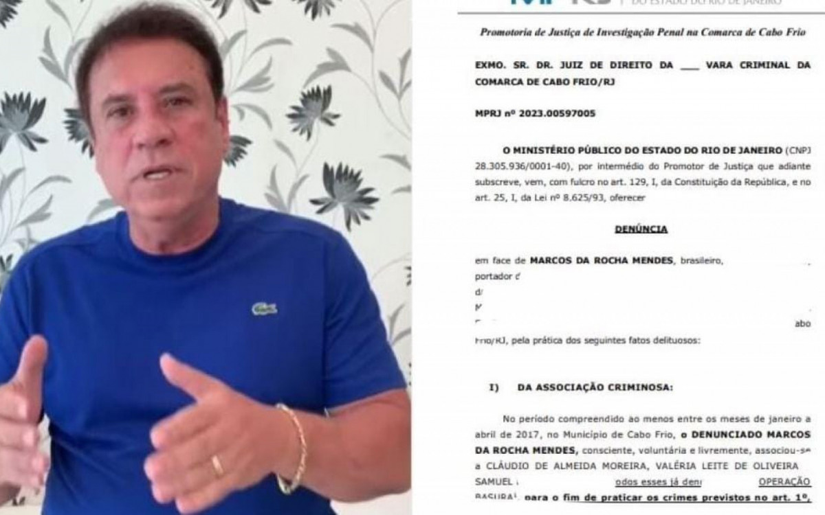 Ex-prefeito de Cabo Frio Marquinho Mendes e denúncia do MP
