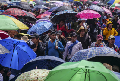 Protestos pelo fim de 'perseguição eleitoral' a Arévalo se intensificam na Guatemala