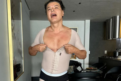 David Brazil exibe nova silhueta um mês após lipoaspiração: 'Amei'