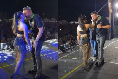 Maraisa, da dupla com Maiara, é pedida em casamento novamente durante show