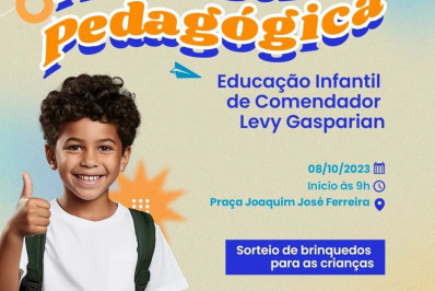 Segunda Mostra Pedagógica da Educação Infantil acontece neste domingo em Levy Gasparian