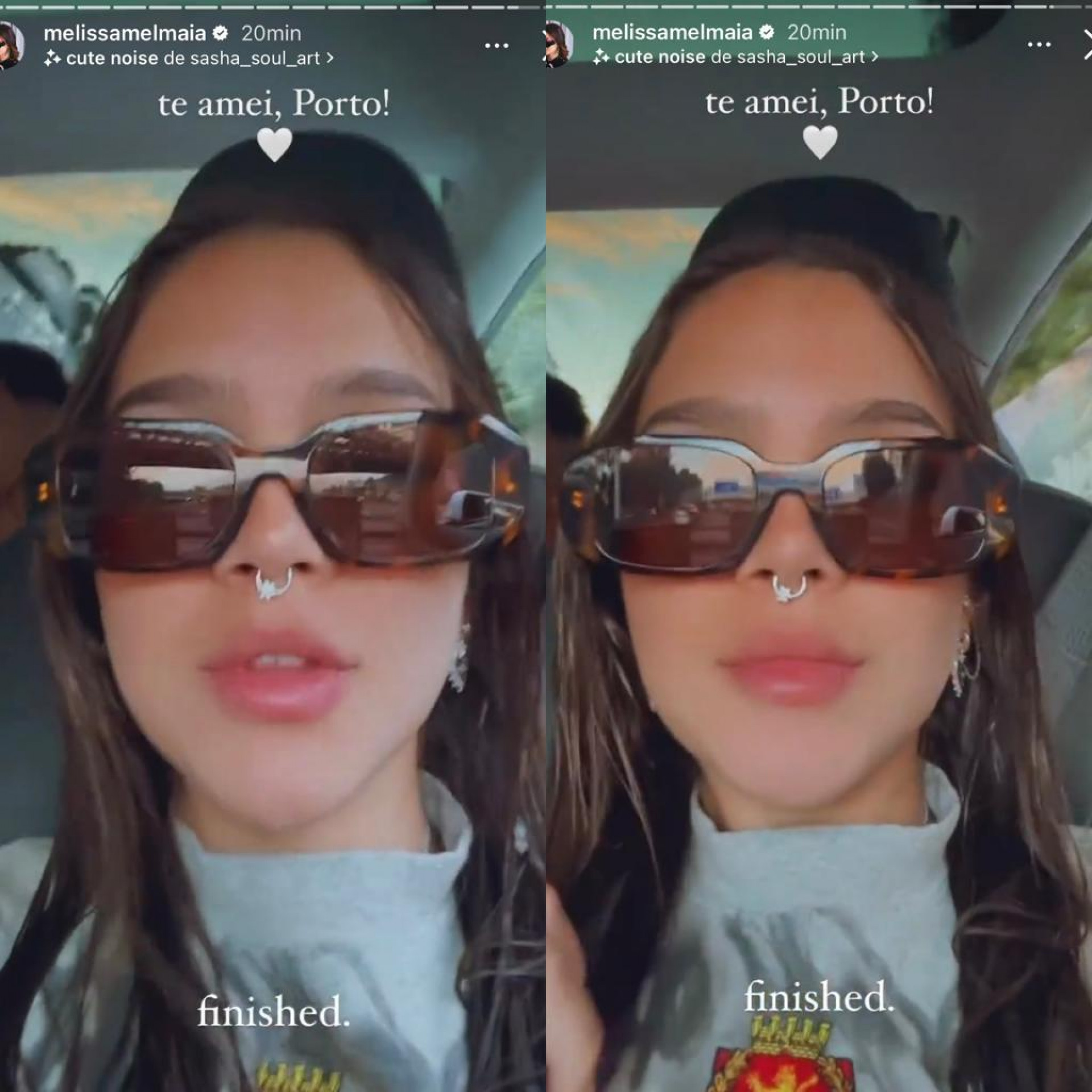 Mel Maia se despede de Portugal - Reprodução