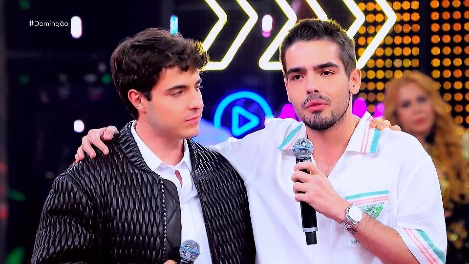 João Liberato e João Silva homenageam os pais - Reprodução