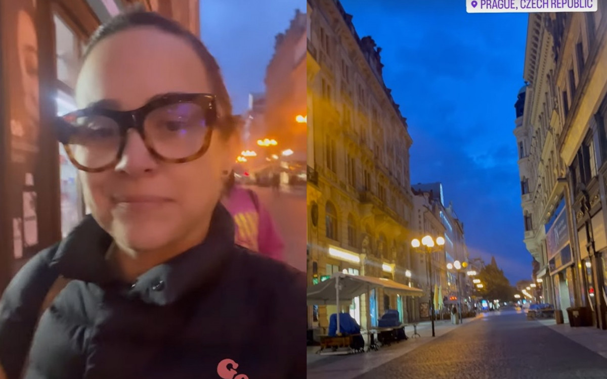 Gabriela Duarte chega em Praga, na República Tcheca - Reprodução do Instagram