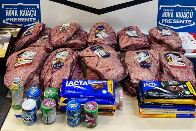 Segurança Presente prede dupla que furtava R$ 2 mil em carnes em supermercado de Nova Iguaçu