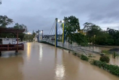 Santa Catarina tem 132 cidades atingidas por fortes chuvas