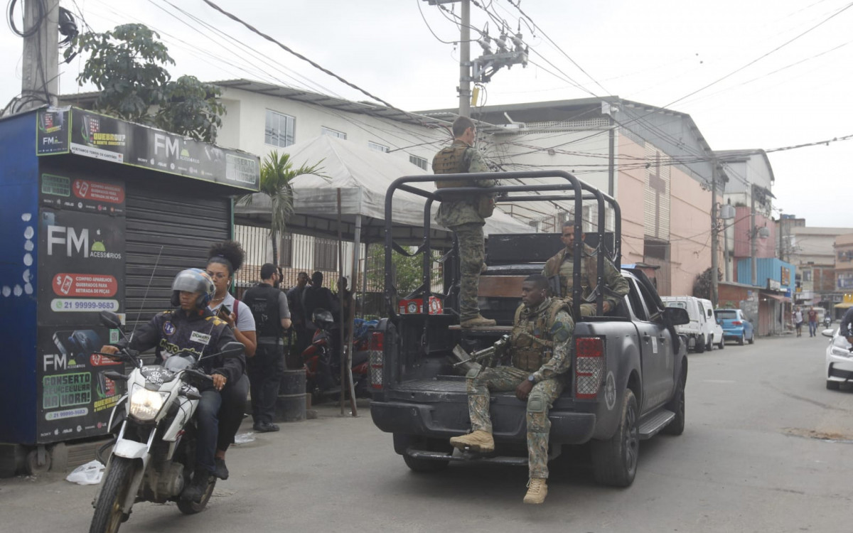 Operação no Complexo da Maré entra no segundo dia consecutivo  - Reginaldo Pimenta/Agência O DIA