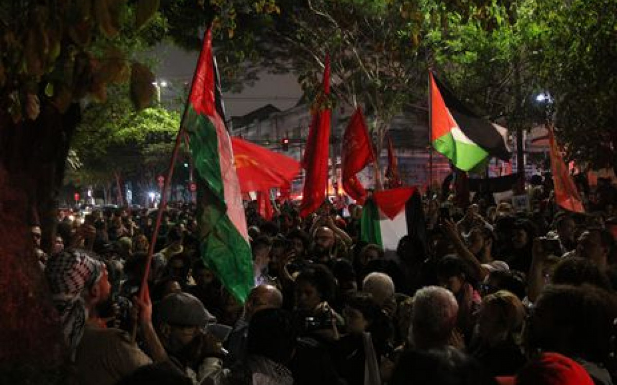 Ato em defesa da Palestina - Rovena Rosa/Ag&ecirc;ncia Brasil