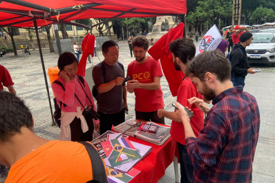 Cariocas realizam ato em solidariedade à Palestina na Cinelândia