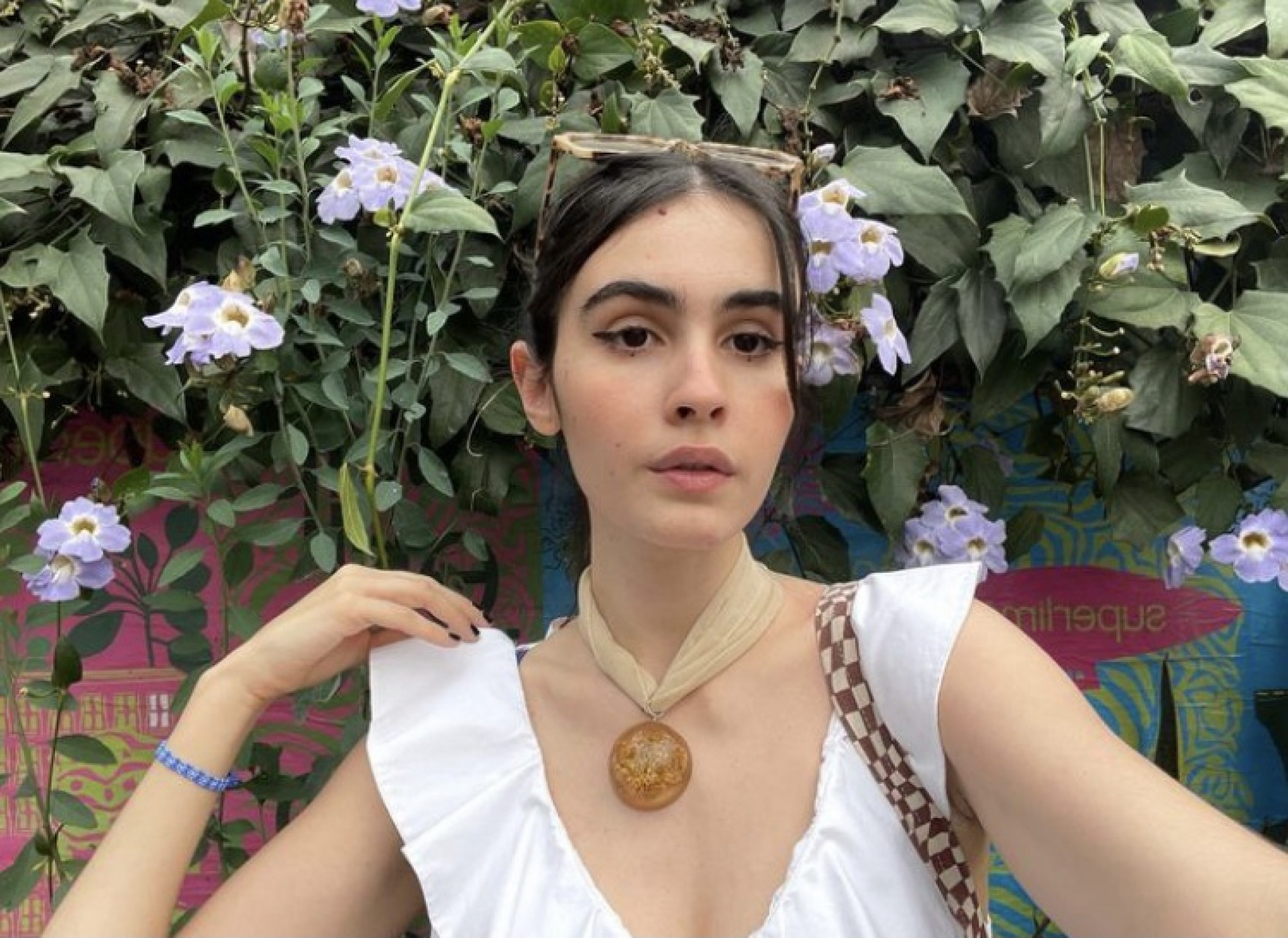 Valentina Herszage vive a personagem Cristiane Furtado Lopes Pompeu, a Cris, na novela 'Elas por Elas' - Reprodução / Instagram