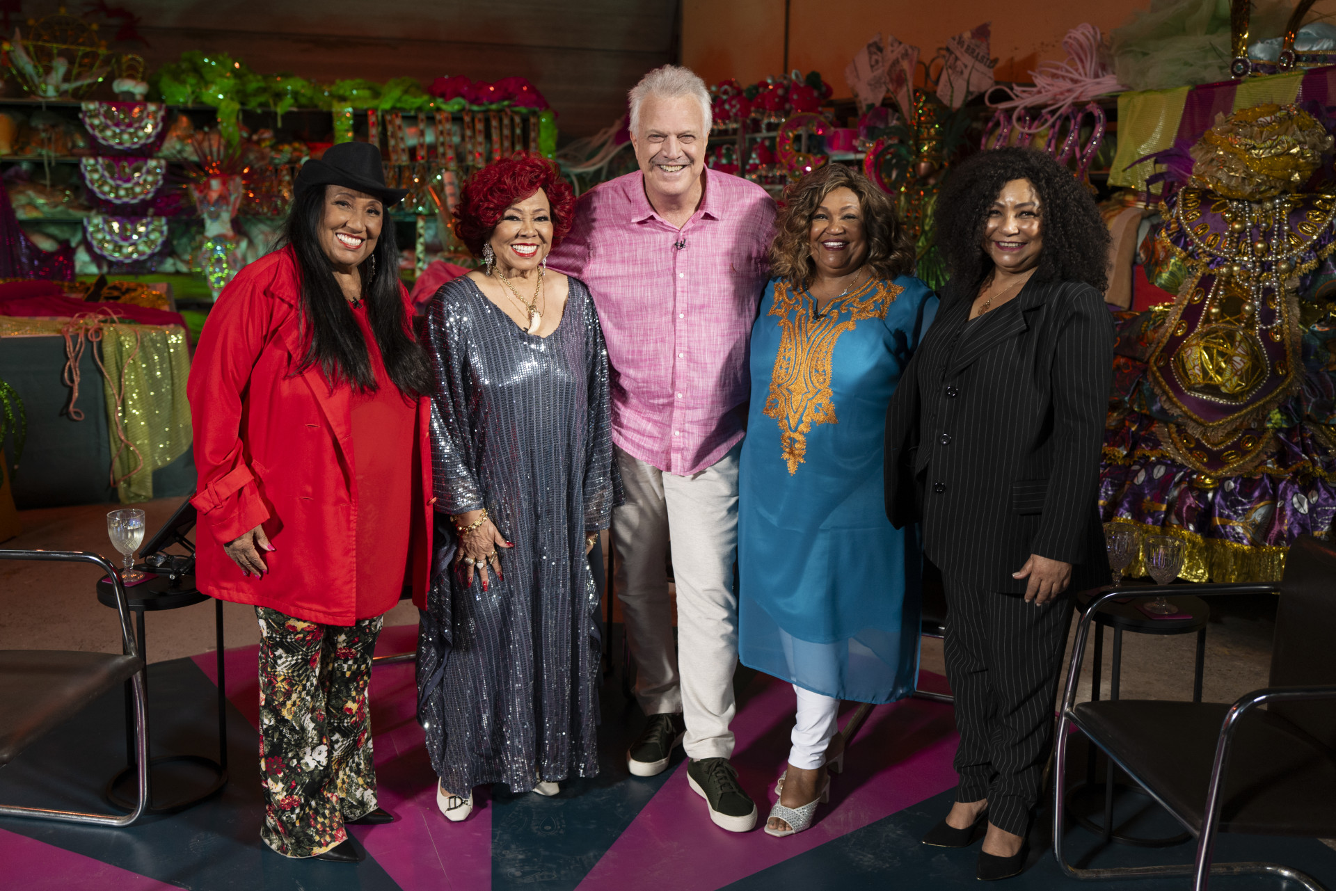 'Som Brasil' especial celebra os 50 anos de carreira de Alcione -  Lucas Landau/ Globo