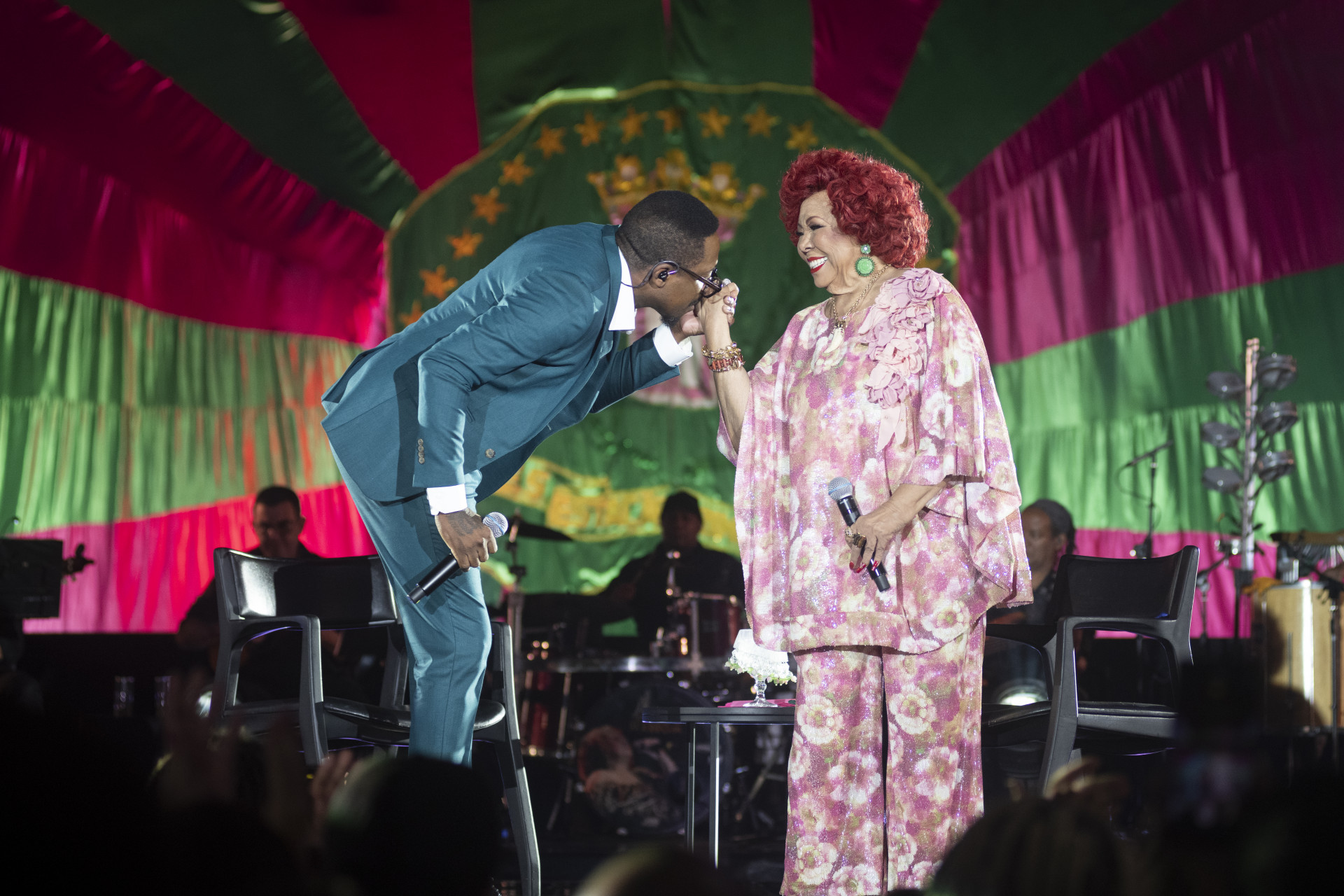 'Som Brasil' especial celebra os 50 anos de carreira de Alcione -  Lucas Landau/ Globo