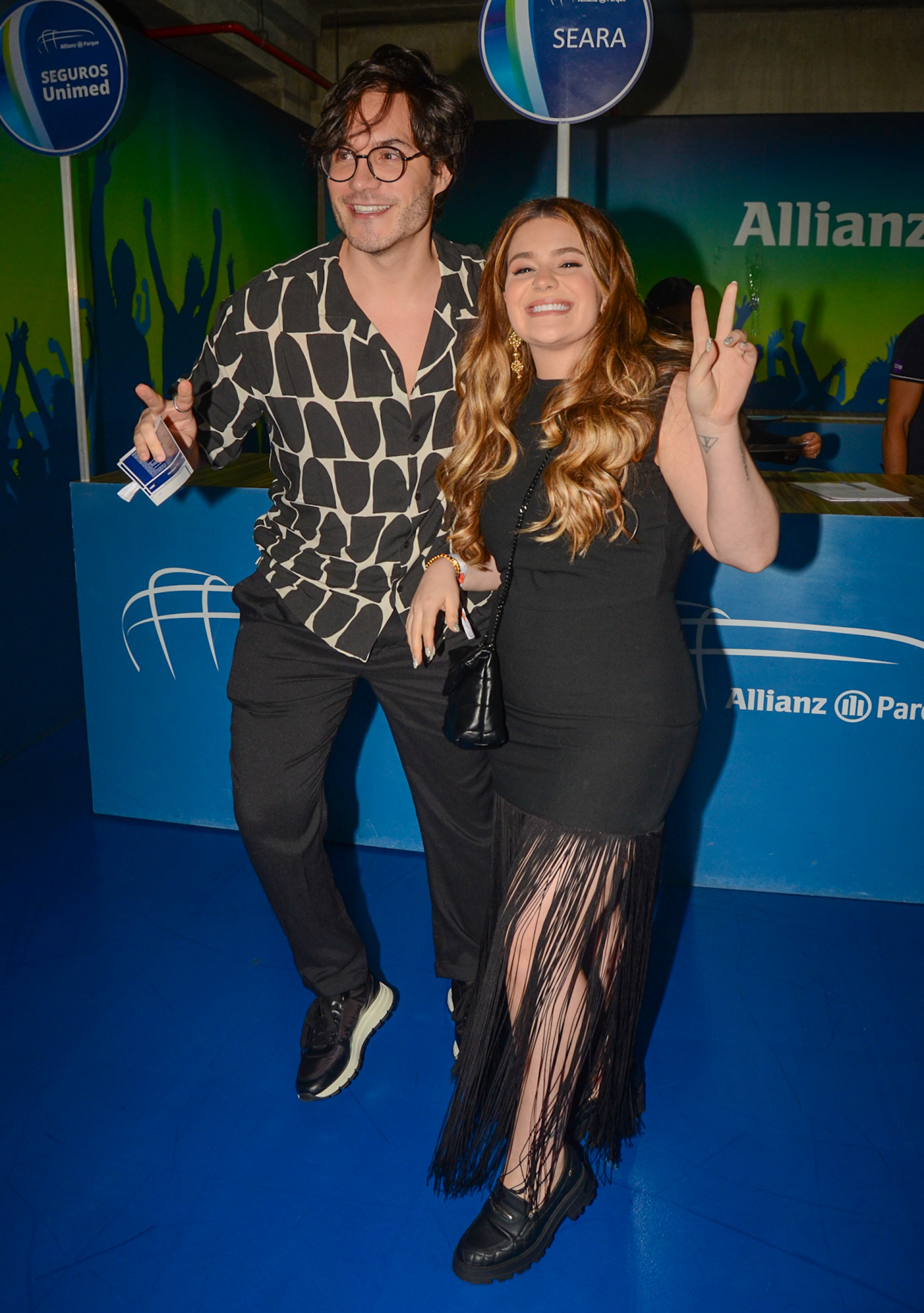 Eliezer e Viih Tube no show do The Weeknd, em São Paulo - Araujo/ Agnews