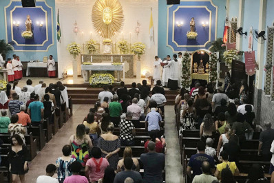 Dia da Padroeira do Brasil será celebrado com missas e motociata em Guapimirim