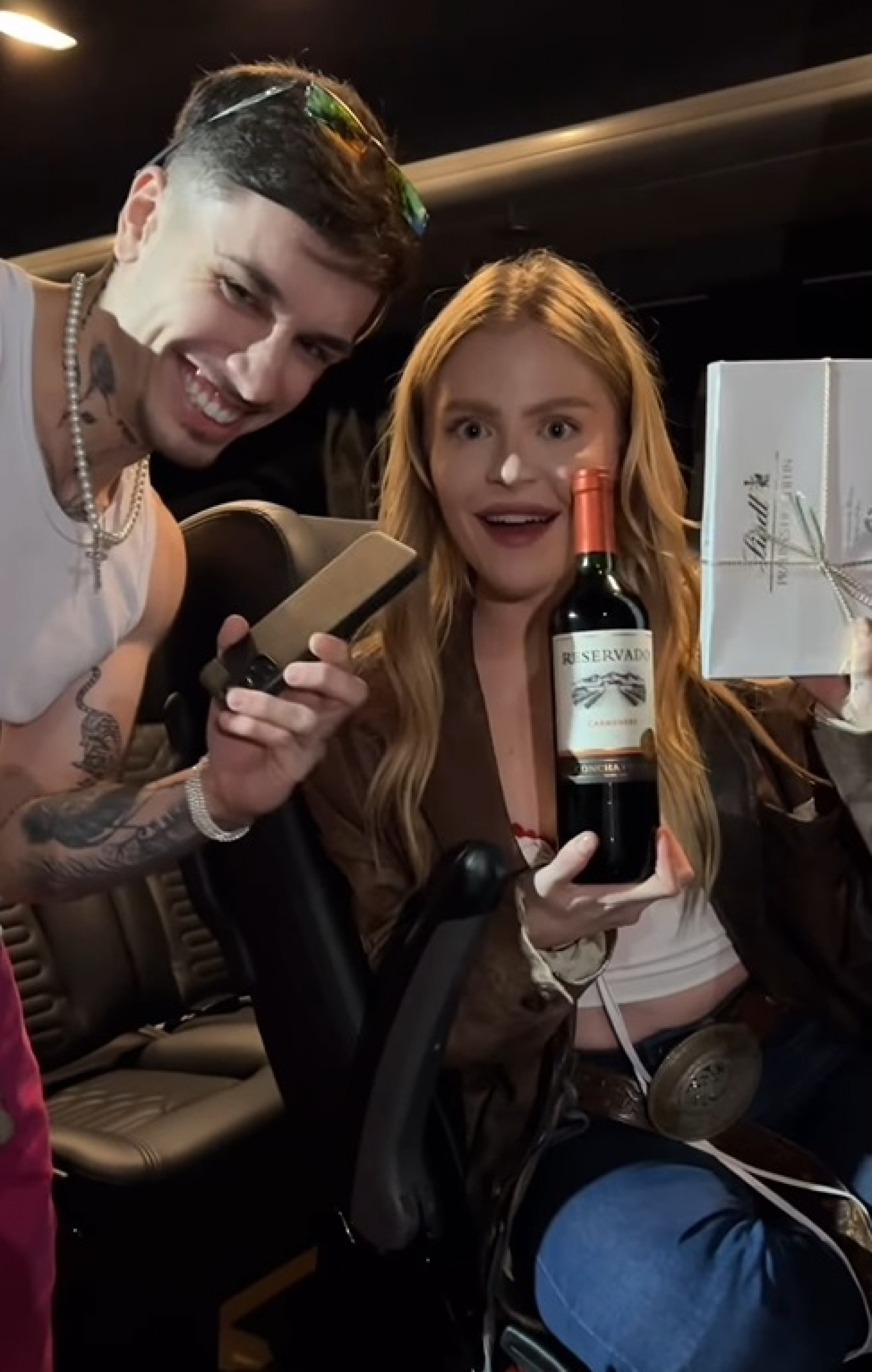 Luísa Sonza nega selinho em influenciador - Reprodução de vídeo