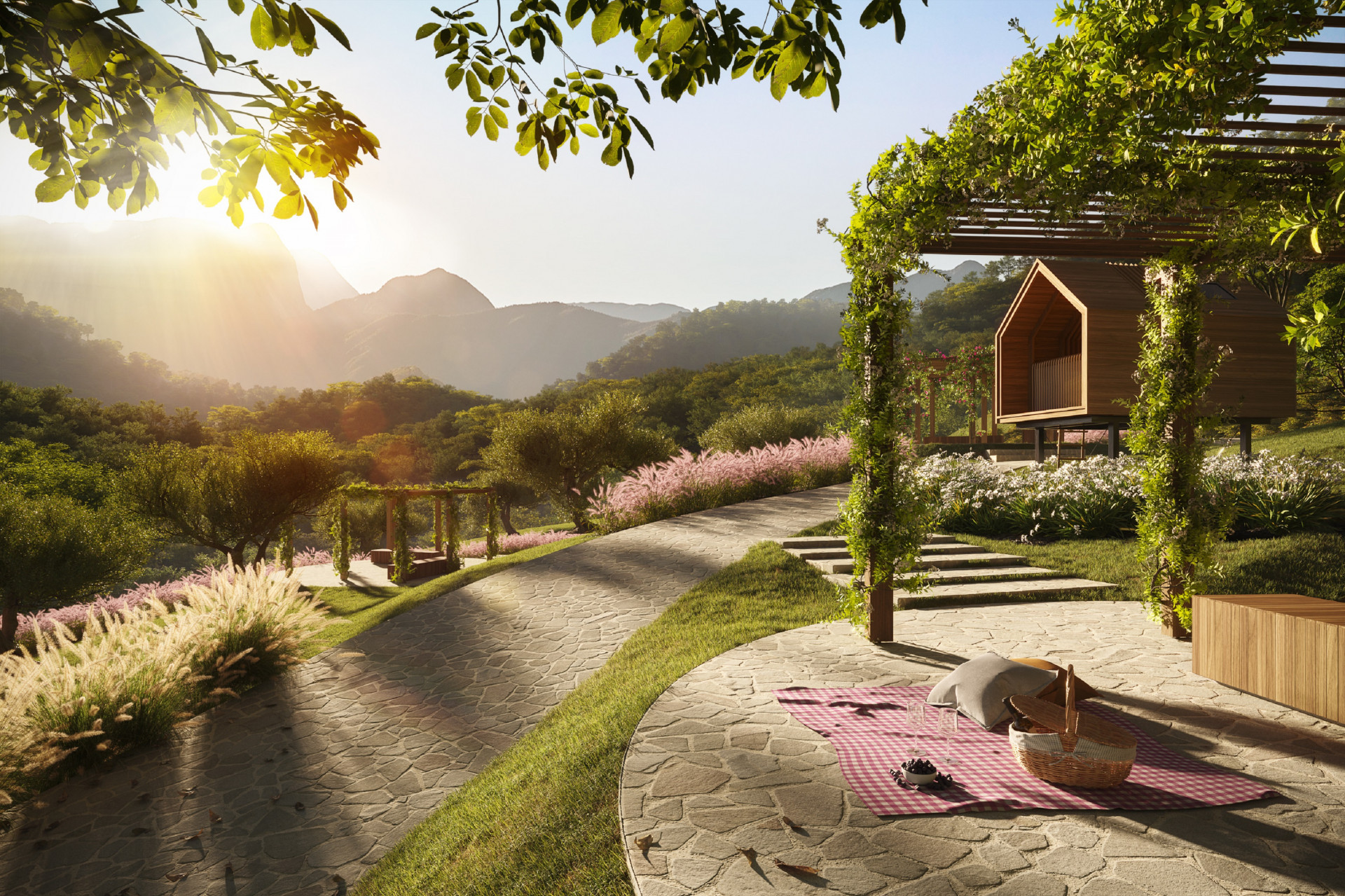 Bosque de empreendimento em Teresópolis poderá ser aproveitado por toda a família - Divulgação