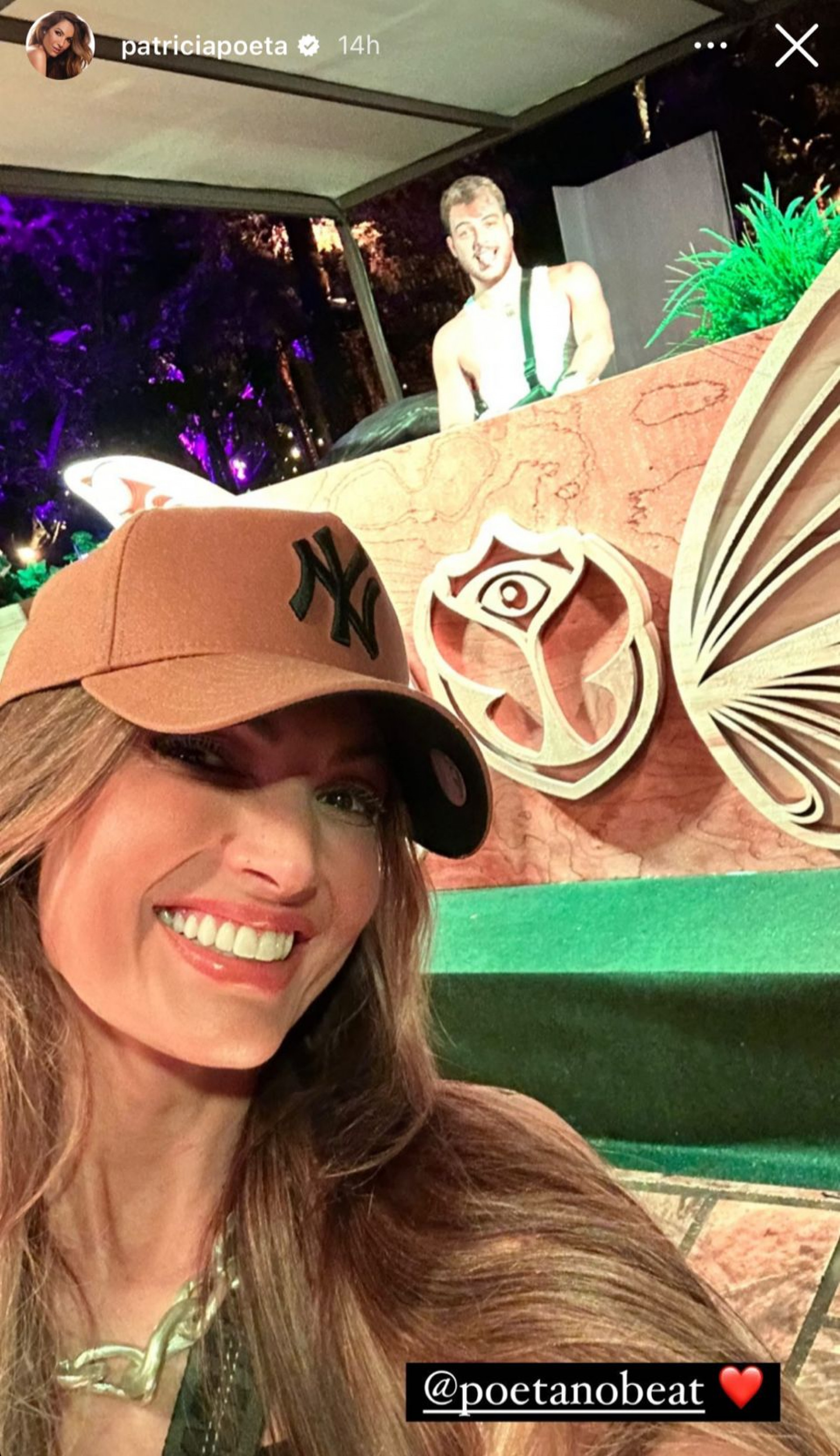 Patrícia Poeta assiste apresentação do filho no 'Tomorrowland' - Reprodução / Instagram