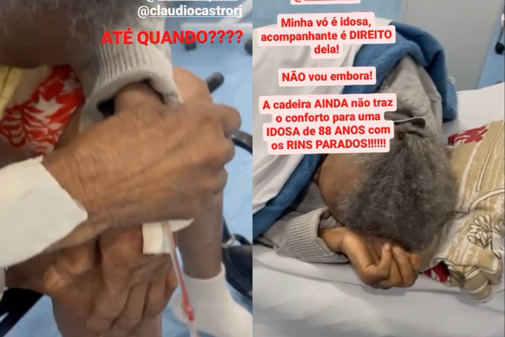 Atriz Mary Sheila denuncia descaso com a avó em hospital municipal - Reprodução/Instagram