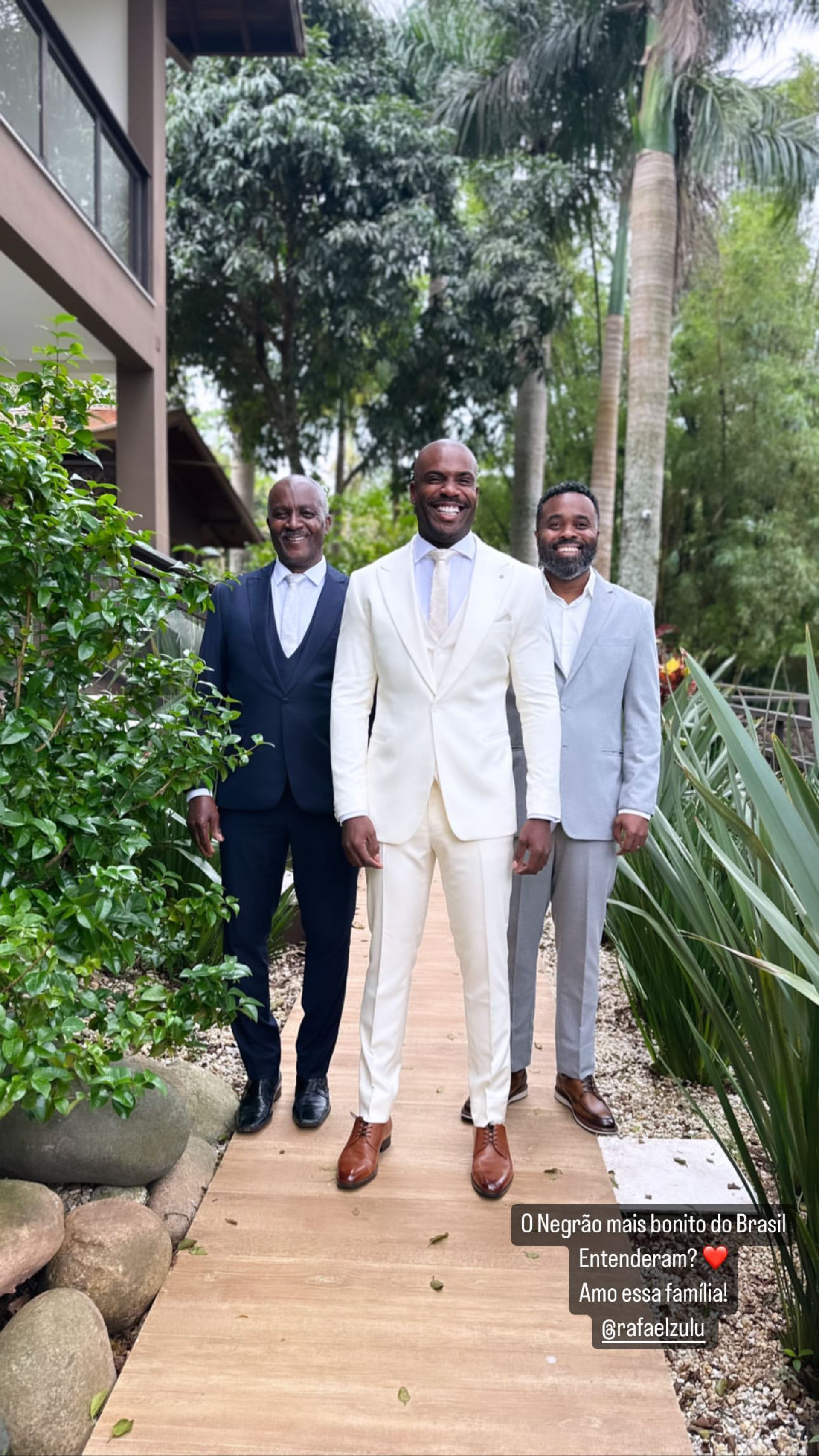 Rafael Zulu se casou com a influenciadora digital Aline Becker, neste sábado - Reprodução/Instagram