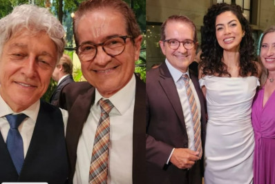 Caco Barcellos e Carla Tilley se casam após 'empurrãozinho' de Ana Maria Braga 