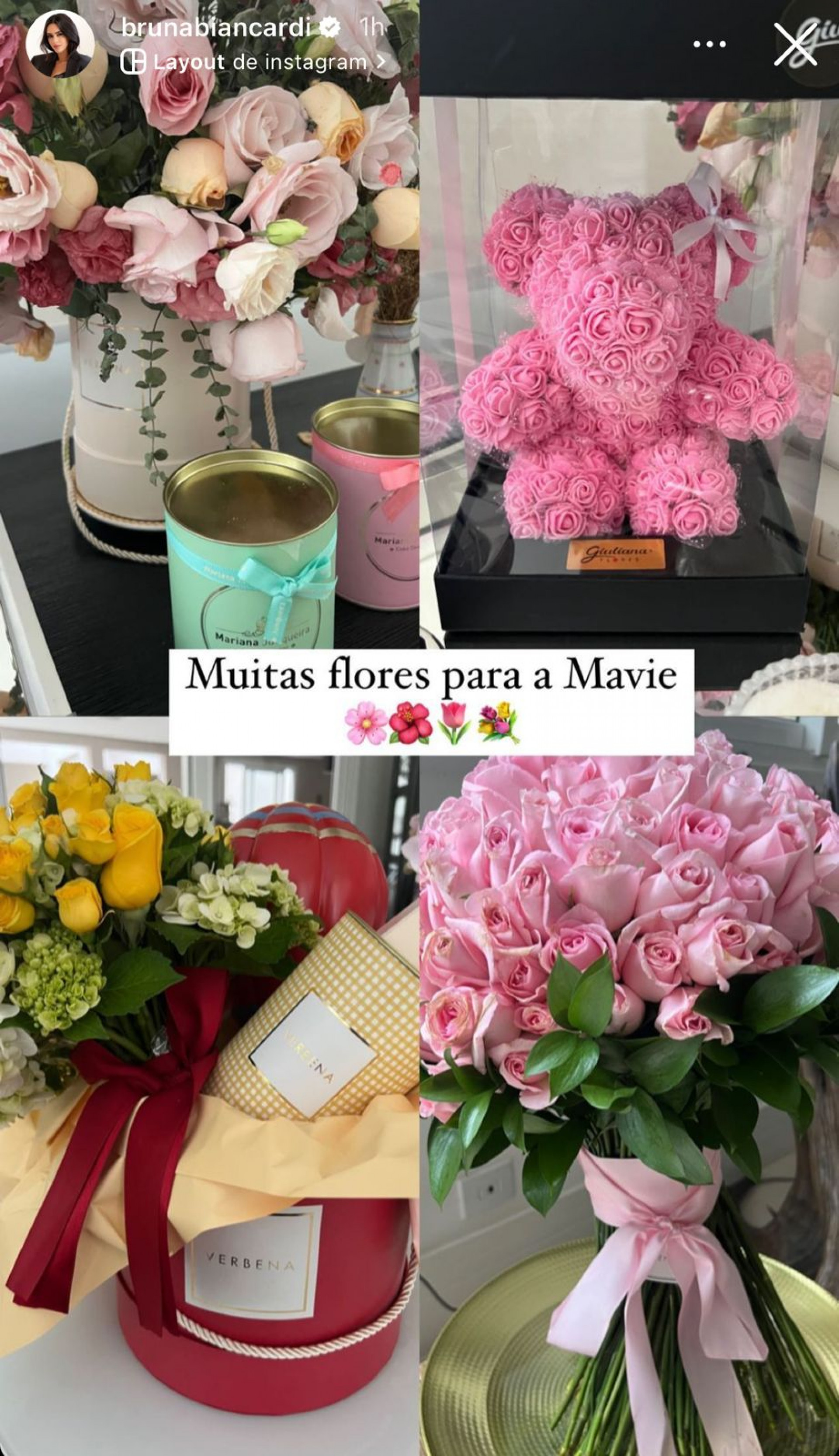 Bruna Biancardi compartilha os presentes recebidos por Mavie, sua filha com Neymar  - Reprodução / Instagram