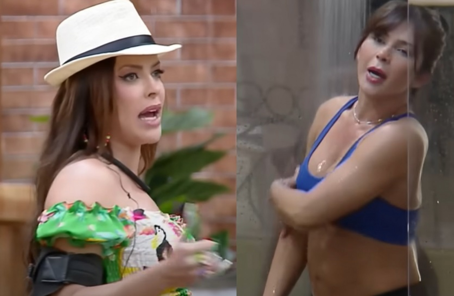 Jaquelline e Nadja Pessoa discutem em 'A Fazenda' - Reprodução de vídeo