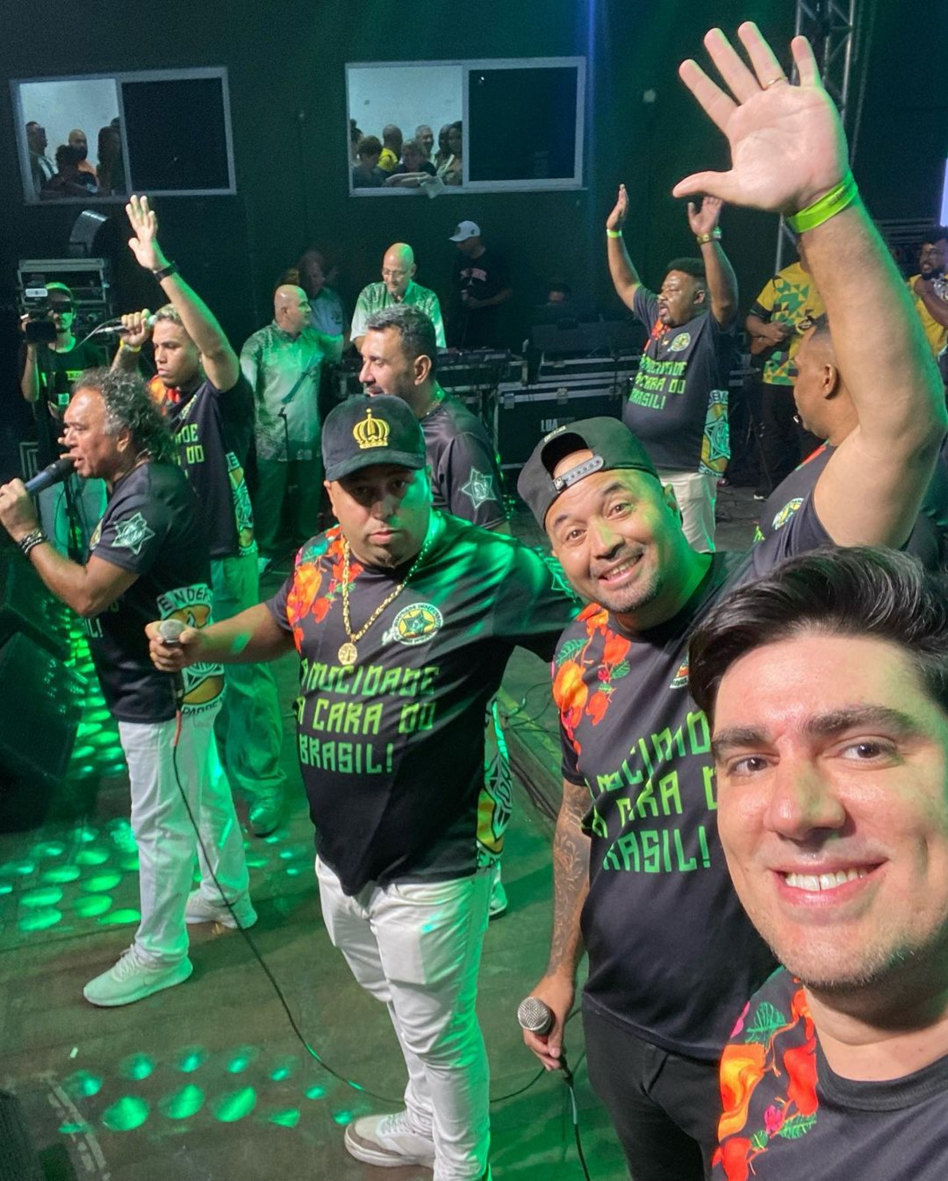 Marcelo Adnet celebra vitória de samba na Mocidade - Reprodução do Instagram