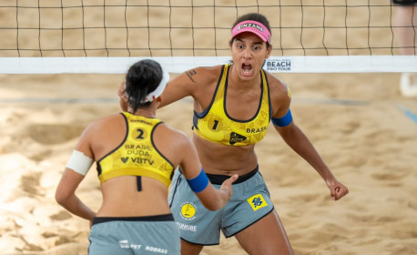 Brasil é campeão mundial de vôlei de praia com Duda e Ana Patrícia