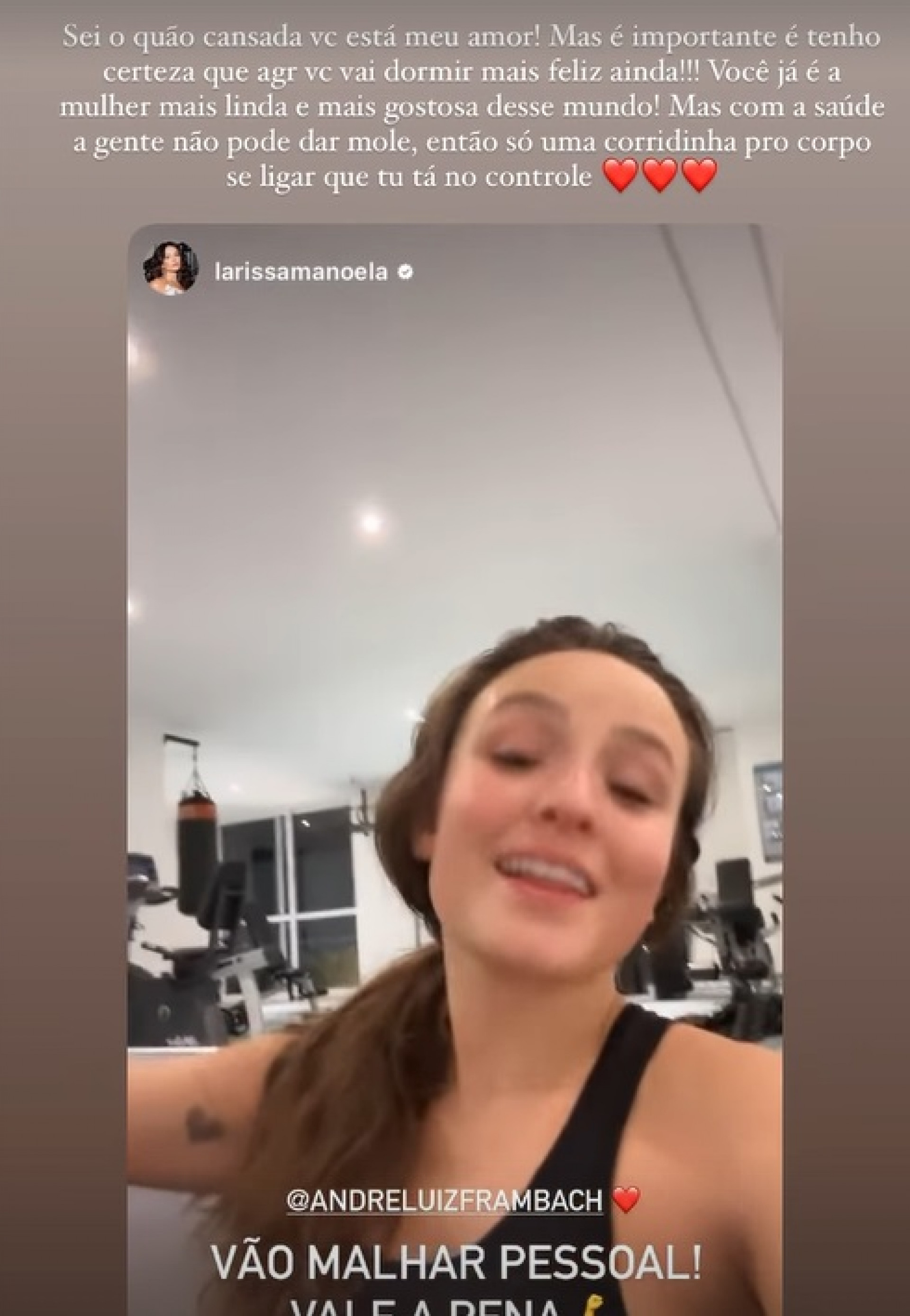 Larissa Manoela recebe elogio do noivo - Reprodução do Instagram