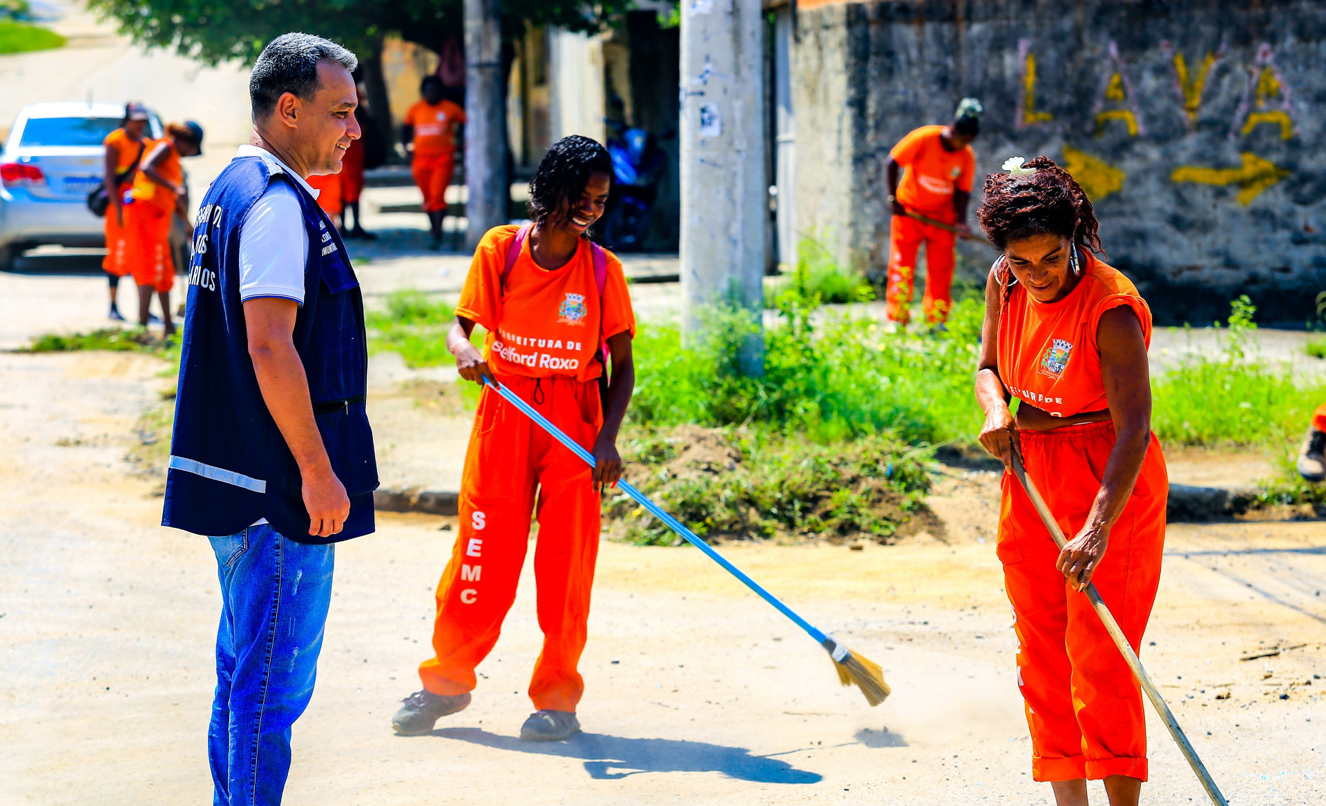 O secret&aacute;rio de Assuntos Comunit&aacute;rios, Bruno Nunes, coordenou as equipes que revitalizaram as &aacute;reas - Rafael Barreto / PMBR