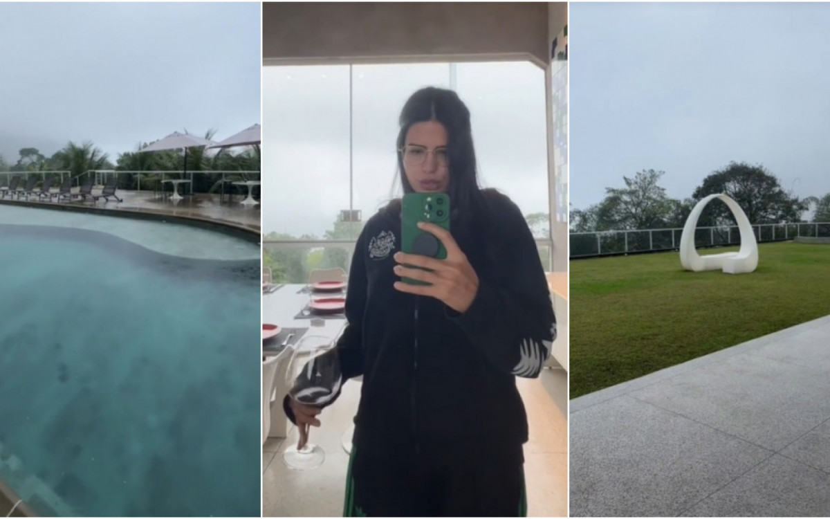 Antonia Morais mostra mansão da família em Angra dos Reis - Reprodução/TikTok