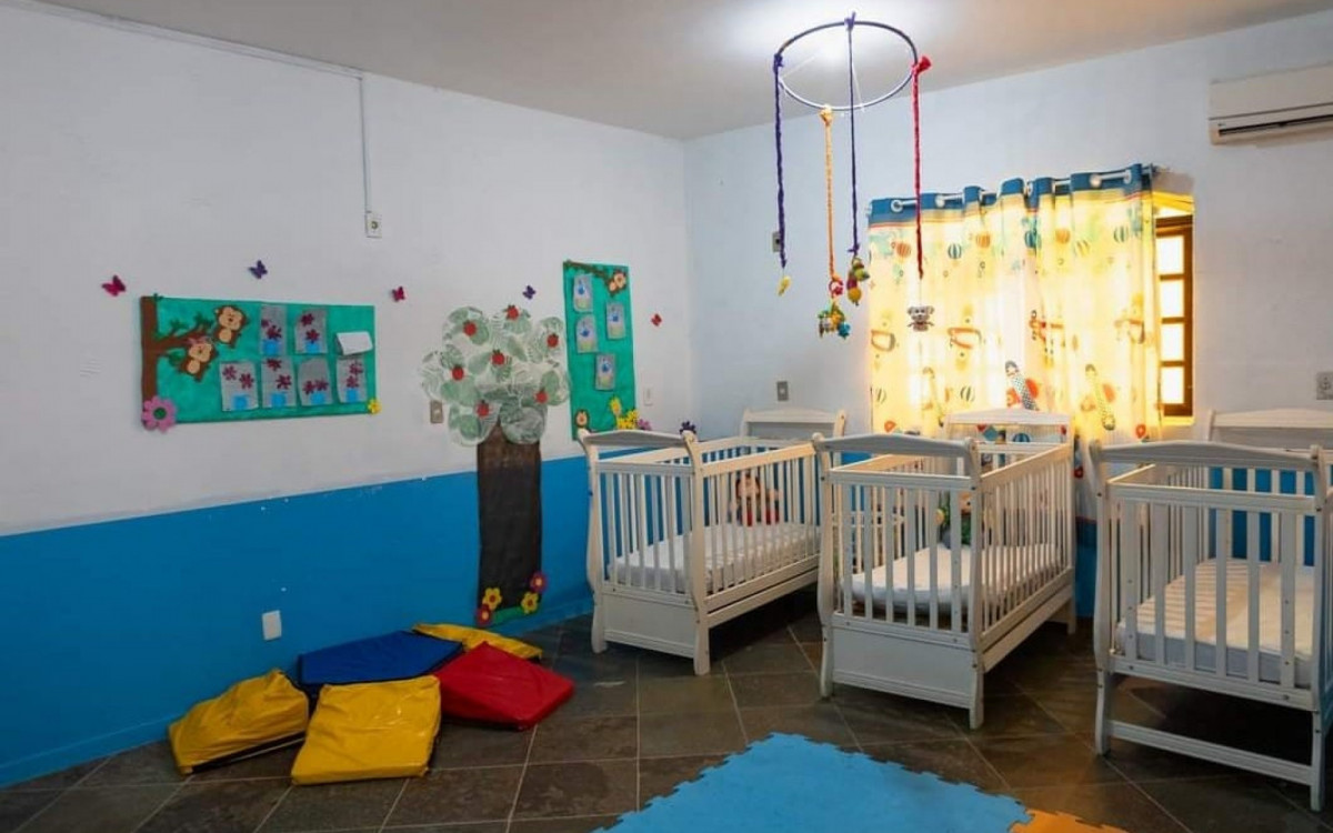 Berçário atende crianças a partir de seis meses de idade no CEIM