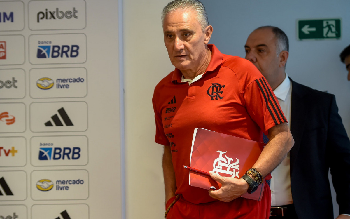 Apresentação do novo Técnico da equipe do Flamengo Tite, nesta segunda-feira(16) - Fotos: Marcelo Cortes/Flamengo