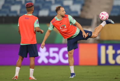 Último treino confirma três mudanças no time titular da Seleção