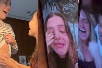 Fernanda Paes Leme mostra reação dos amigos ao revelar gravidez; veja o vídeo