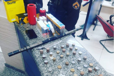 PM prende homem por furto a estabelecimento comercial em Volta Redonda