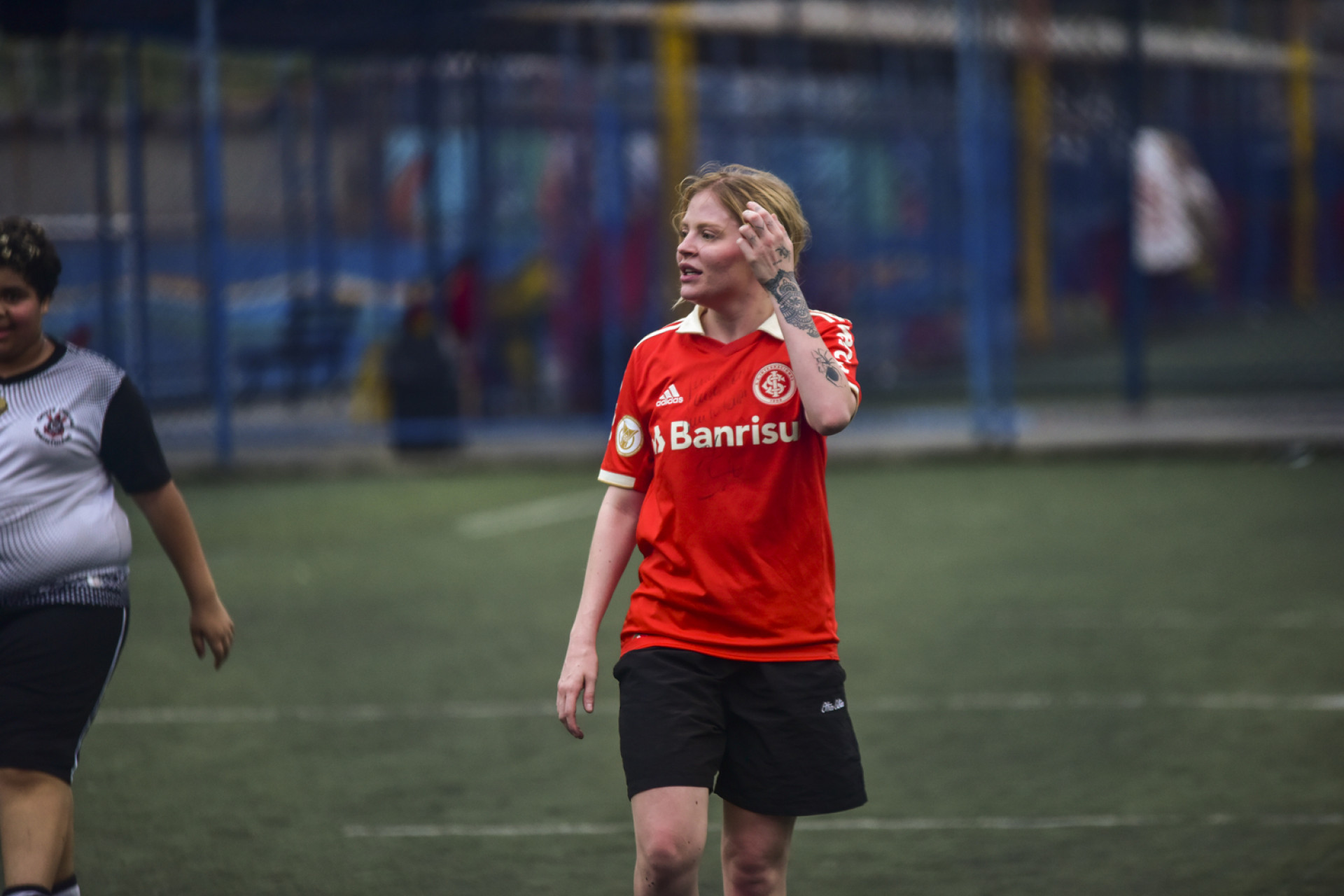 Luísa Sonza participa de partida de futebol com sua família e equipe, em São Paulo, neste domingo - Leo Franco / Agnews