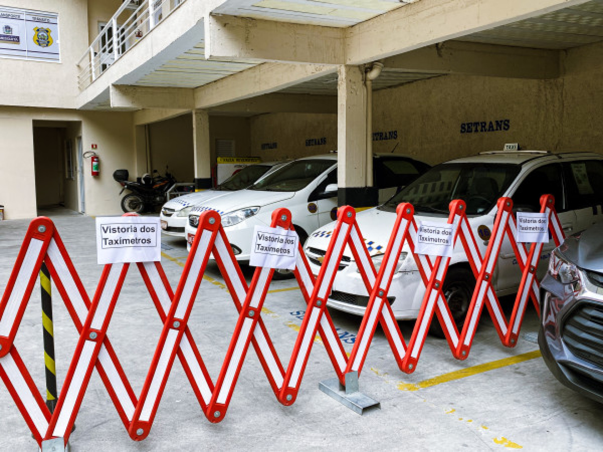 Ação aconteceu no Centro de Mesquita, e os testes de percurso foram realizados na Avenida Eternidade, na Vila Emil - Divulgação/ PMM