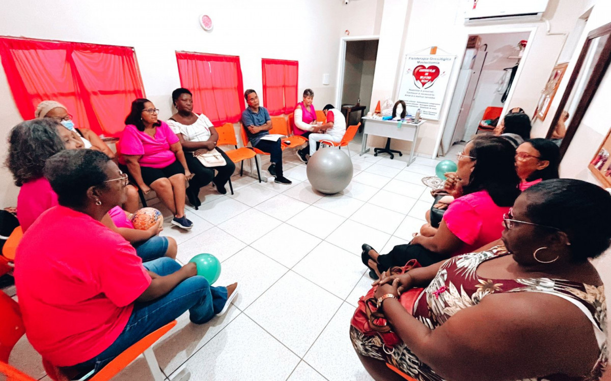 Na Clínica da Mulher, as pacientes recebem todas as orientações e fazem o trabalho de fisioterapia oncológica
