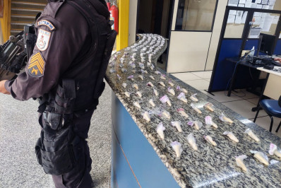 Polícia Militar apreende drogas em linha férrea em Porto Real